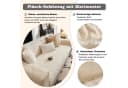 Zyronn Sofaschoner Beige Blattmuster Weich & Rutschfest Bild 3