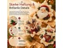 Bomiclss 6-teiliges Weihnachtsbaumschmuck-Set DIY Diamantmalerei Bild 3