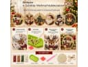 Bomiclss 6-teiliges Weihnachtsbaumschmuck-Set DIY Diamantmalerei Bild 4