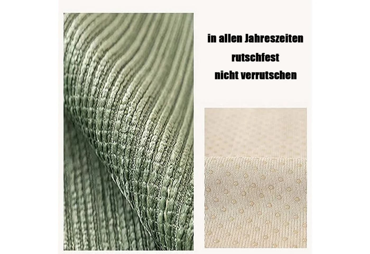 Minicloss Sofaschoner Grün Anti-Rutsch Sofahussen - Bild 4