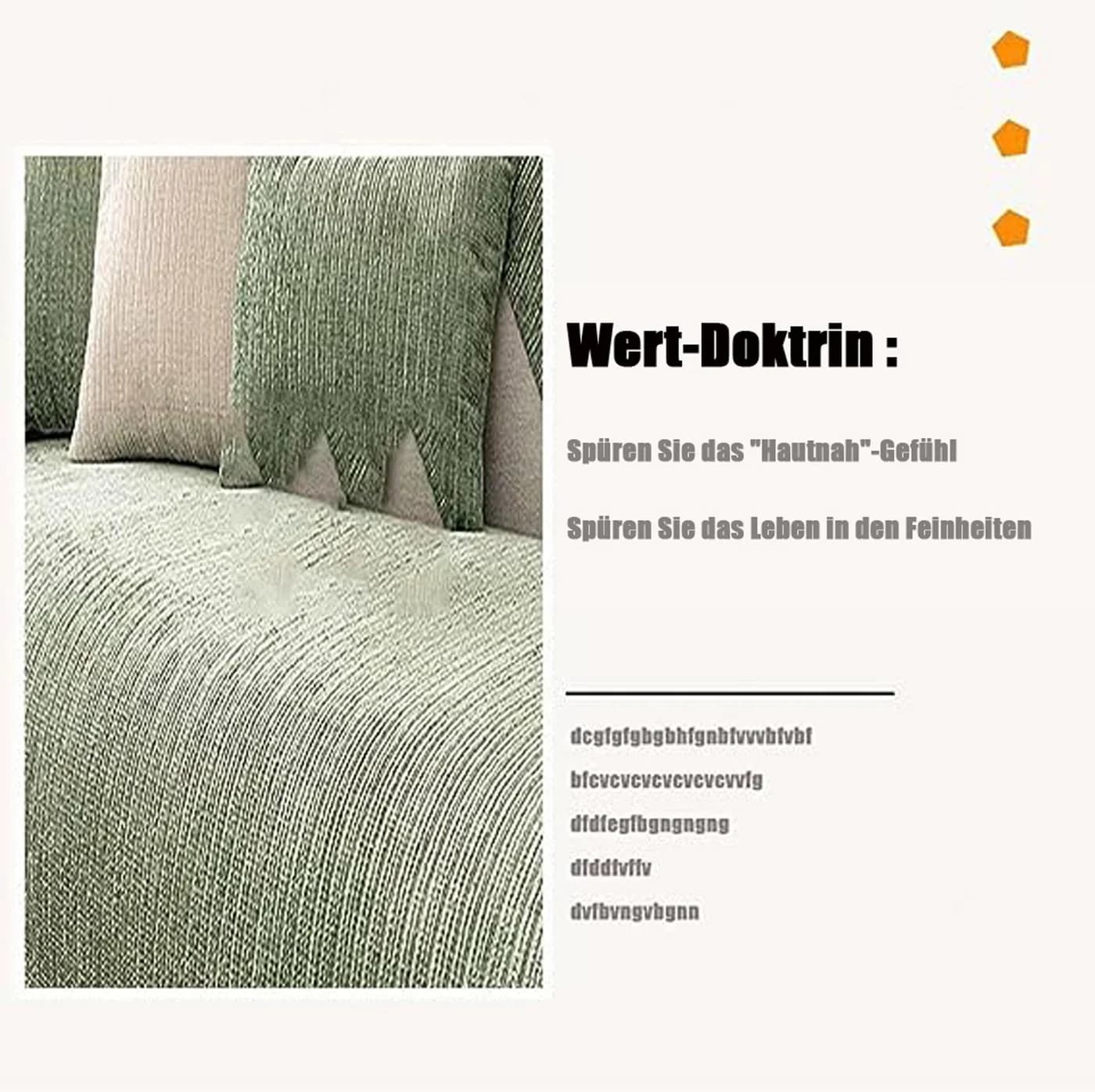 Minicloss Sofaschoner Grün Anti-Rutsch Sofahussen - Bild 5