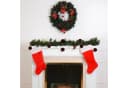 Bomiclss Weihnachtsbaumkugel 12er Set Samt rot Bild 1