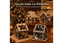 CLTYQ DIY-Diamantmalerei-Set 3D-Weihnachtshaus Bunt Bild 1