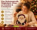 CLTYQ DIY Weihnachts-Perlenbild Set mit Rahmen & Diamantmalerei Bild 4
