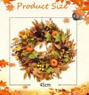 Bomiclss Dekokranz 45cm Herbst-Beerenkranz Bunt Bild 3