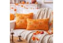 Sorvyzxn Kissenbezüge 2er Set Orange Kürbis-Herbstmotiv Bild 5