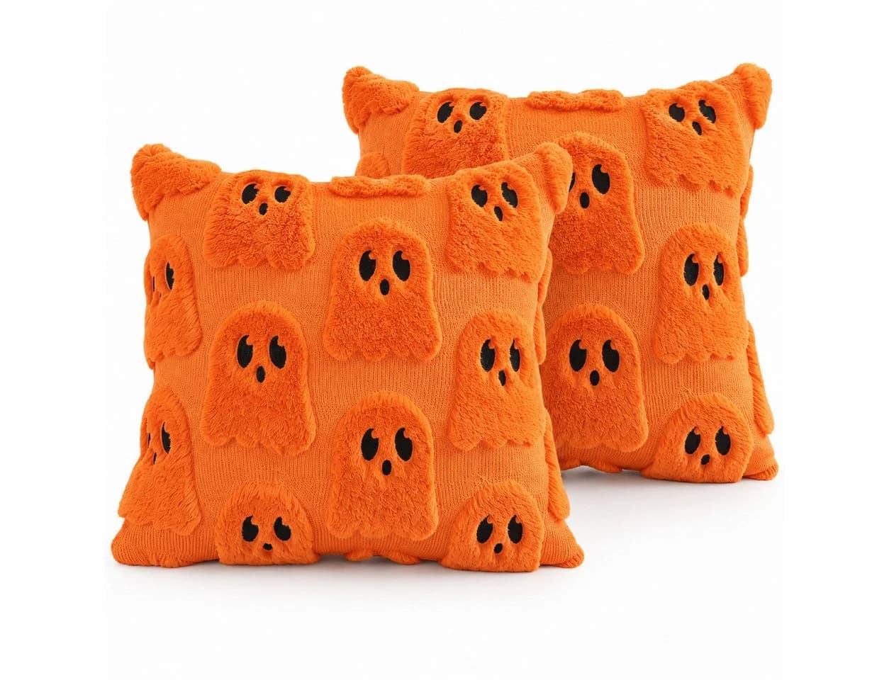 Sorvyzxn Kissenbezüge 2er Set Halloween Geistermotiv Polyester - Bild 2