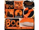 Sorvyzxn Kissenbezüge Halloween 4er Set Grün Orange Schwarz Bild 1