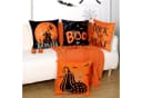 Sorvyzxn Kissenbezüge Halloween 4er Set Grün Orange Schwarz Bild 4