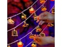nsihing LED-Lichterkette Halloween 3 m 20 LEDs Kürbis & Geister Bild 3