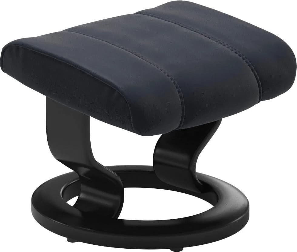 Stressless Fußhocker Consul Shadow Blue Leder PALOMA