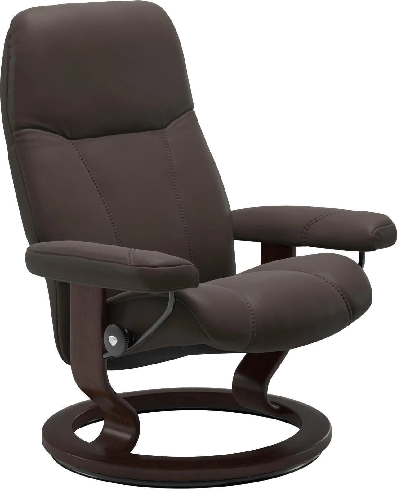 Stressless Relaxsessel Consul Classic Base Braun Leder