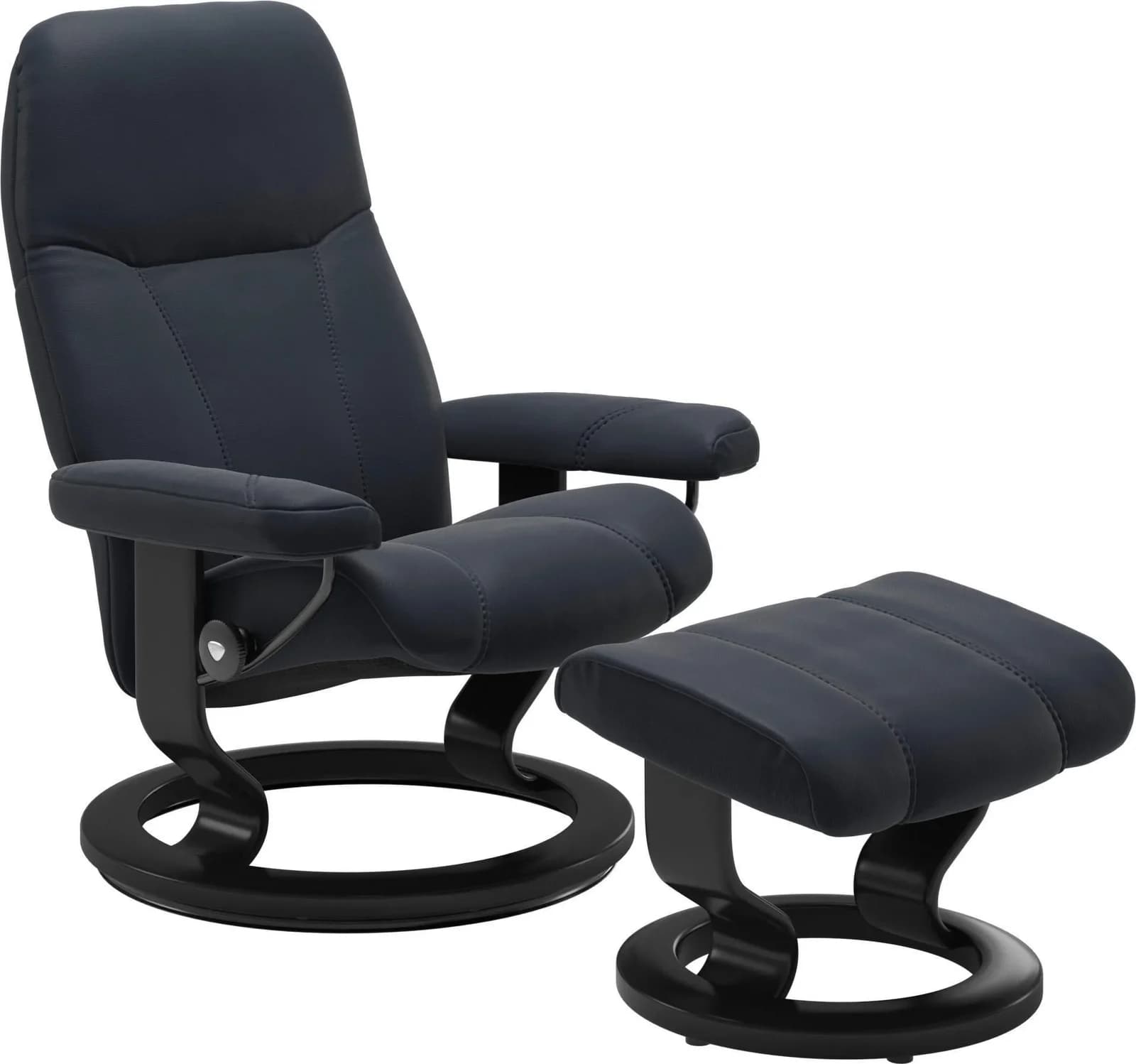 Relaxsessel STRESSLESS Consul Shadow Blue Leder