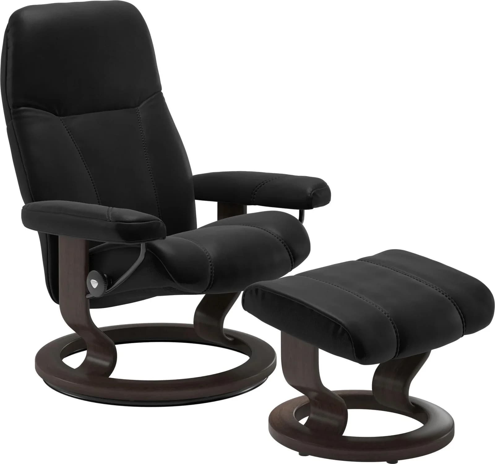 Relaxsessel STRESSLESS Consul Schwarz Leder BATICK