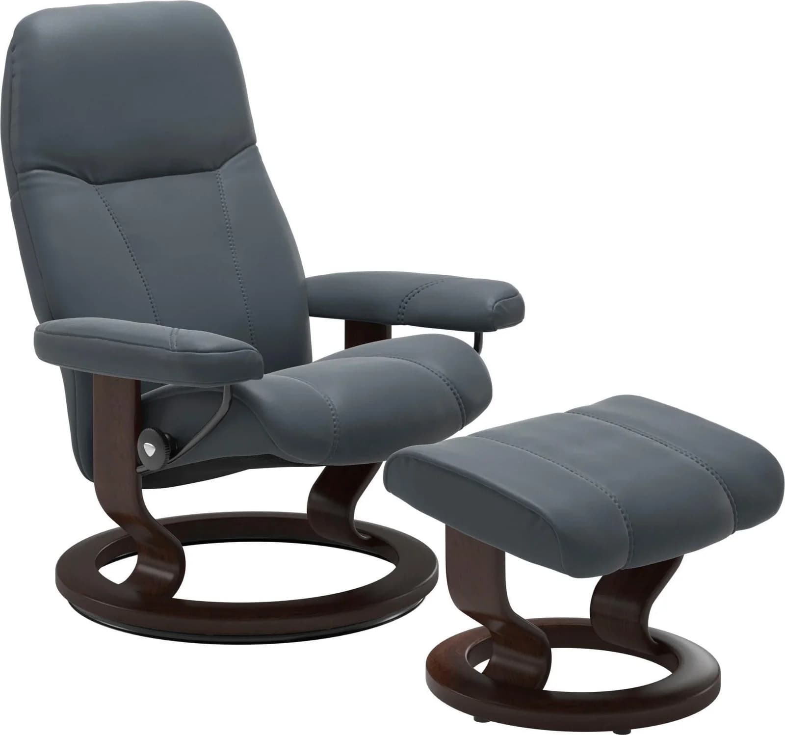 Relaxsessel STRESSLESS Consul Blau Leder BATICK