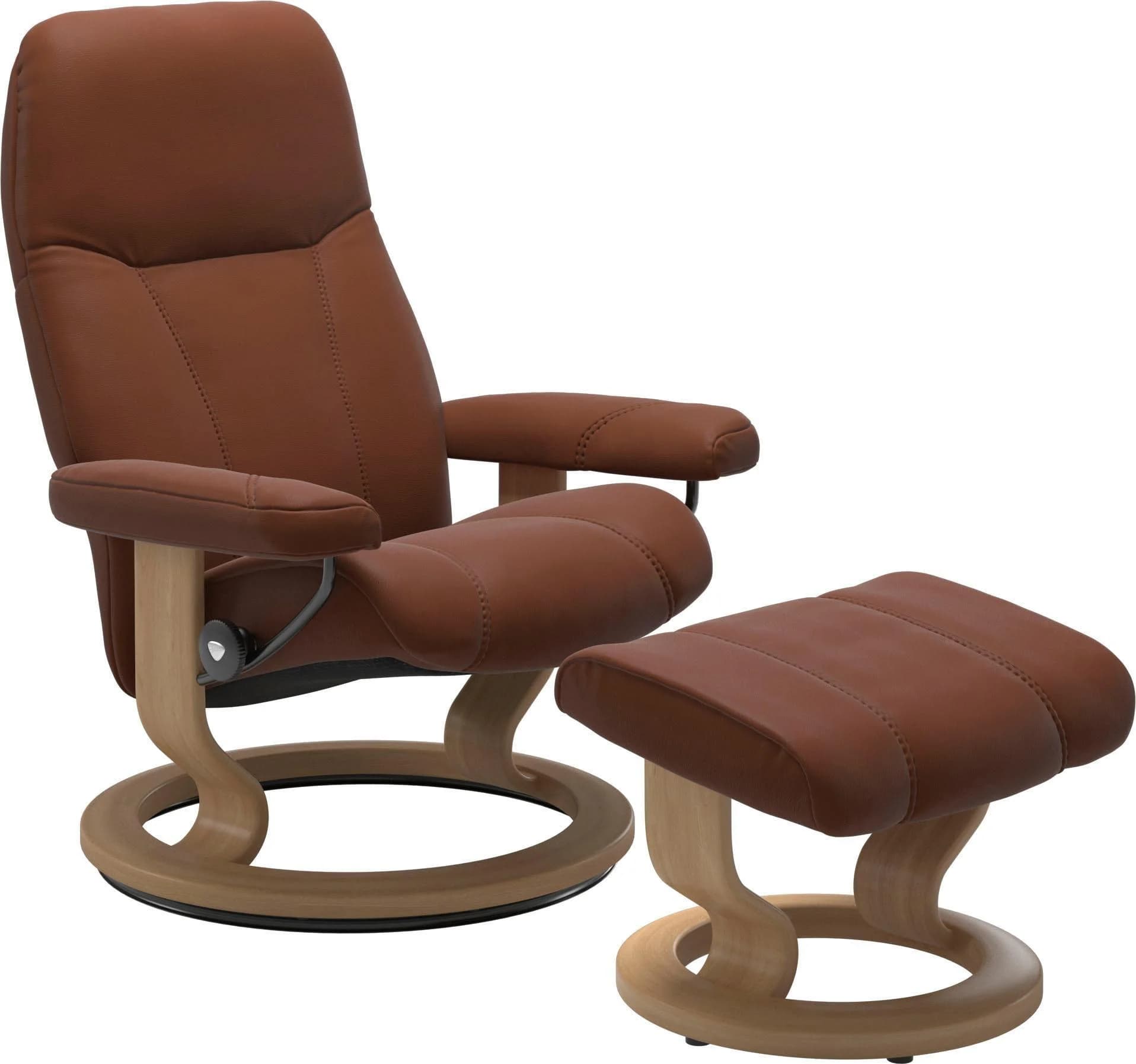 STRESSLESS Consul Relaxsessel copper PALOMA mit Hocker