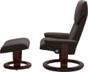 Stressless Admiral Fußhocker Braun BATICK Leder Classic Base Bild 3