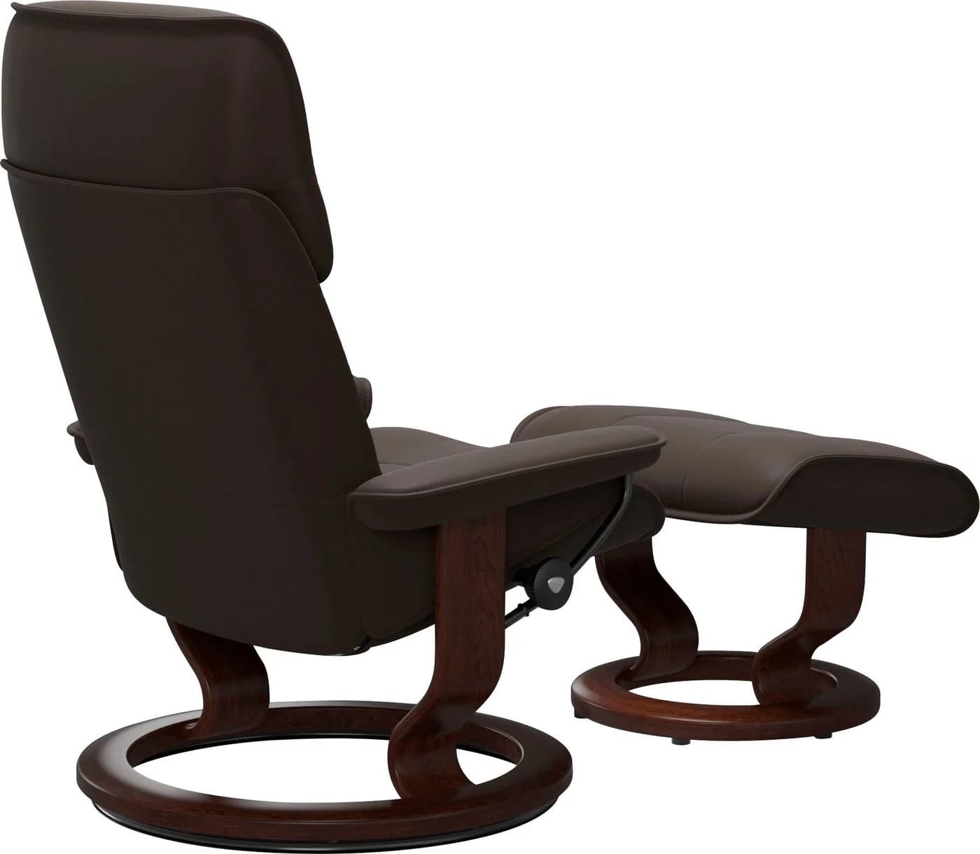 Stressless Admiral Fußhocker Braun BATICK Leder Classic Base - Bild 4