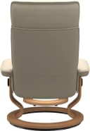 Stressless Admiral Fußhocker beige BATICK Leder Classic Base Eiche Bild 3