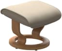 Stressless Admiral Fußhocker beige BATICK Leder Classic Base Eiche Bild 5