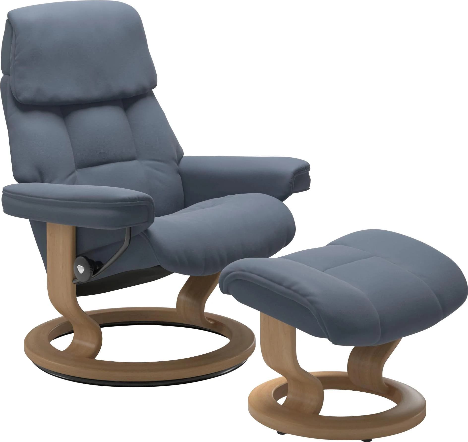 Relaxsessel STRESSLESS Ruby Blau Leder