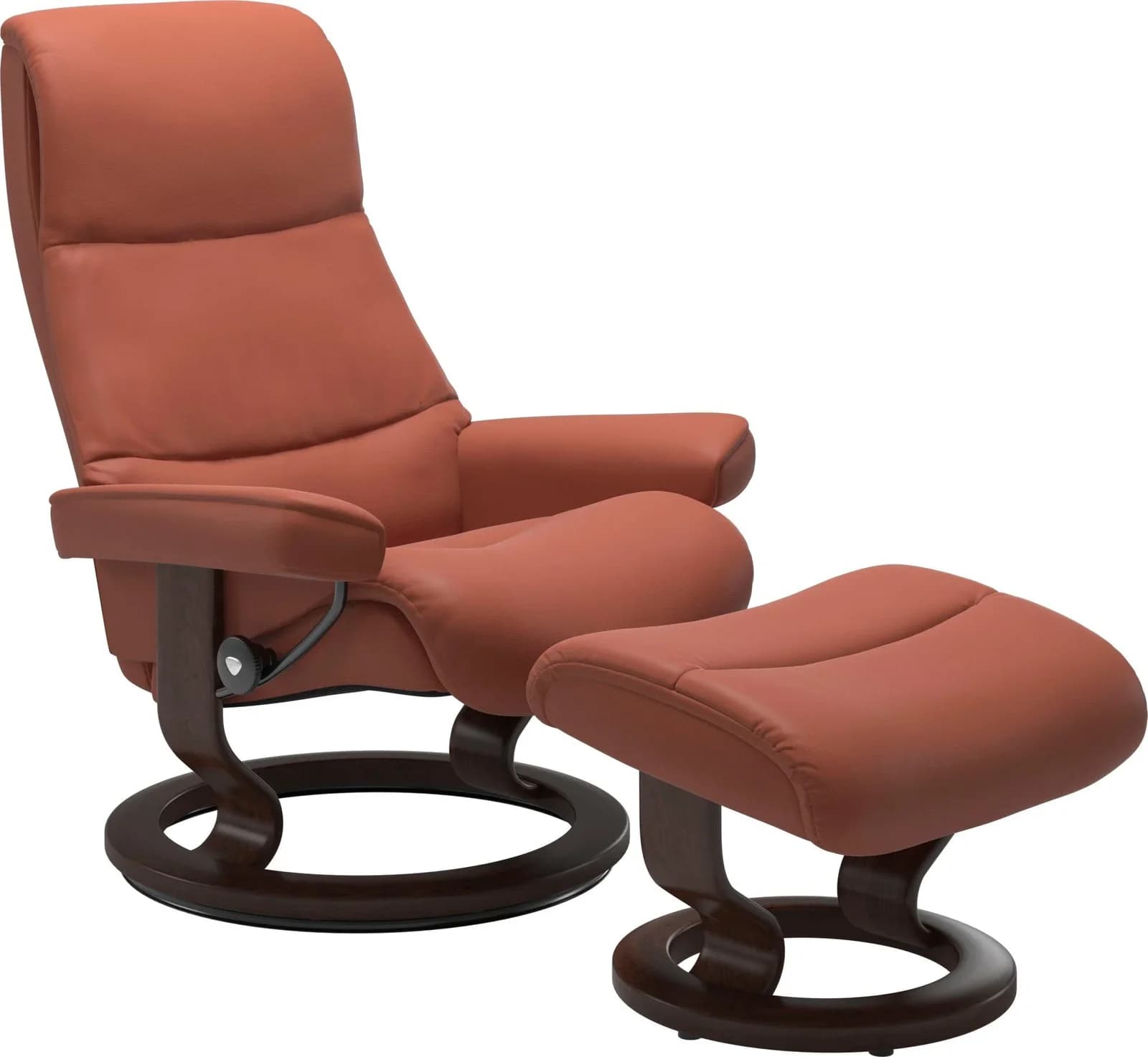 STRESSLESS Fußhocker View Leder henna PALOMA Braun