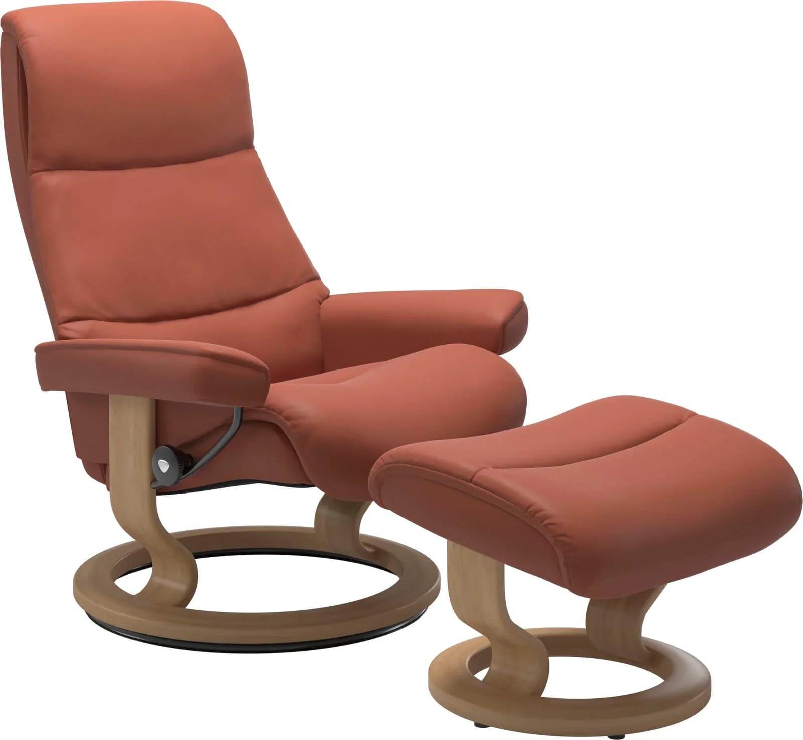 Stressless View Fußhocker Leder PALOMA Eiche