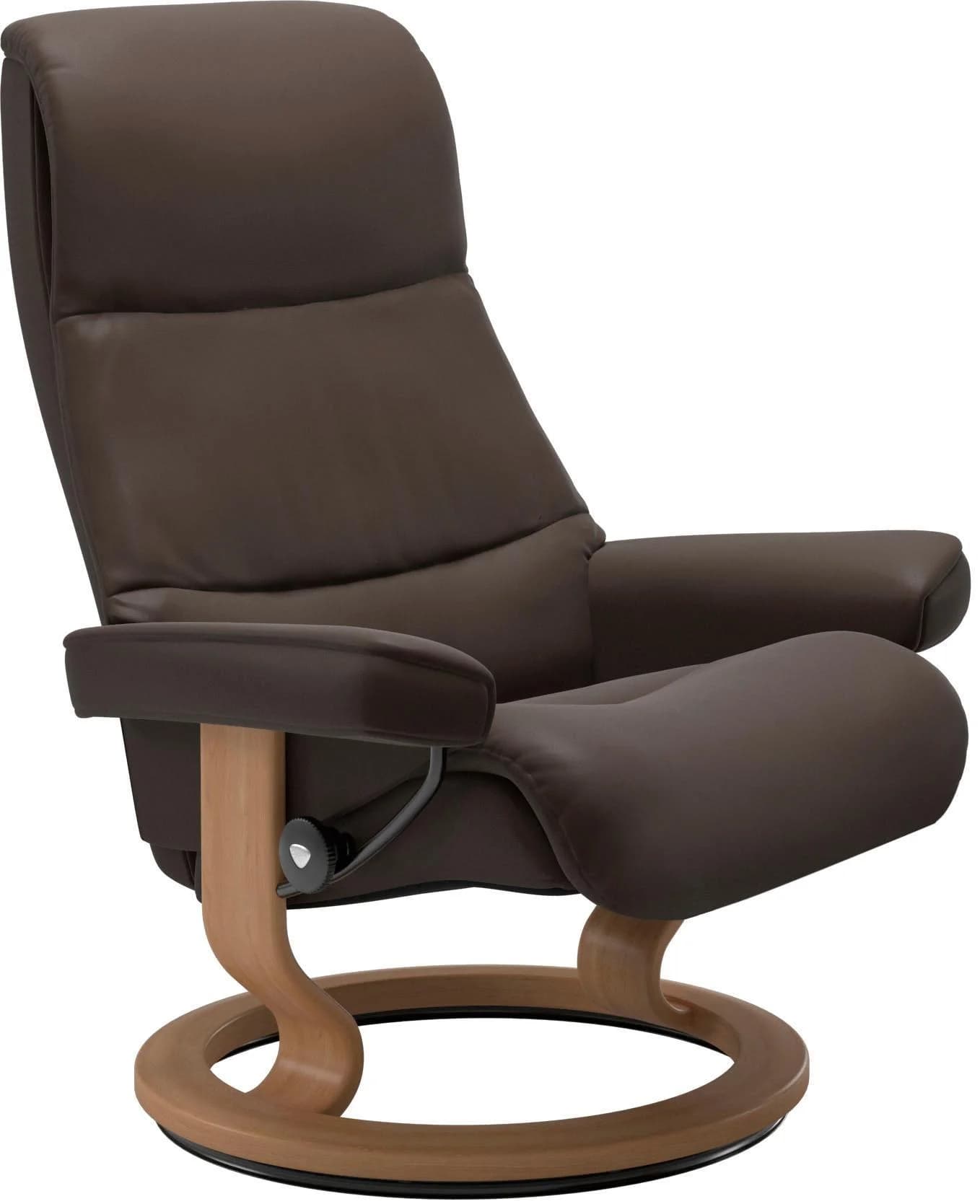 Relaxsessel STRESSLESS View Braun Leder BATICK