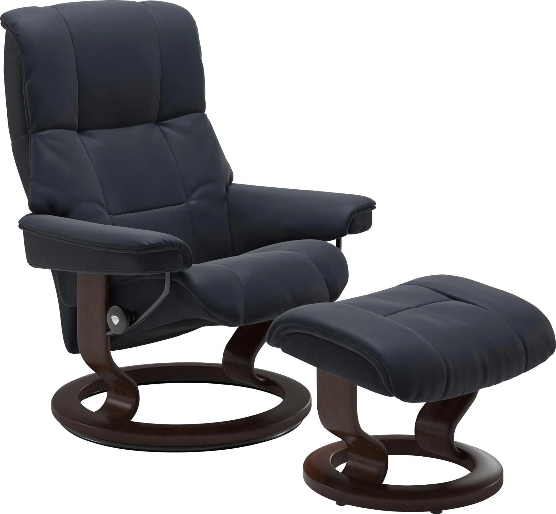 STRESSLESS Mayfair Fußhocker Leder PALOMA Shadow Blue