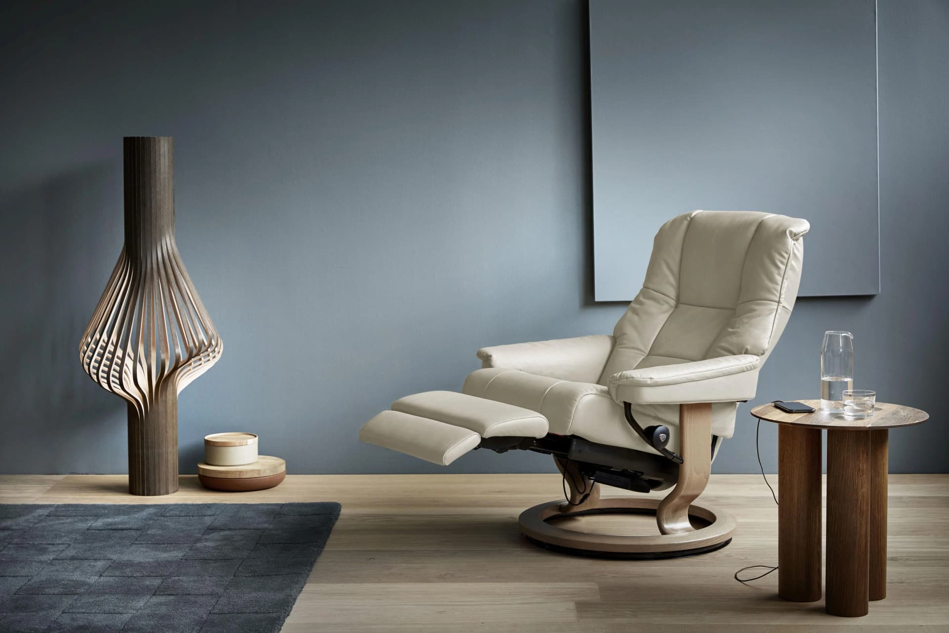Relaxsessel STRESSLESS Mayfair Beige Leder BATICK