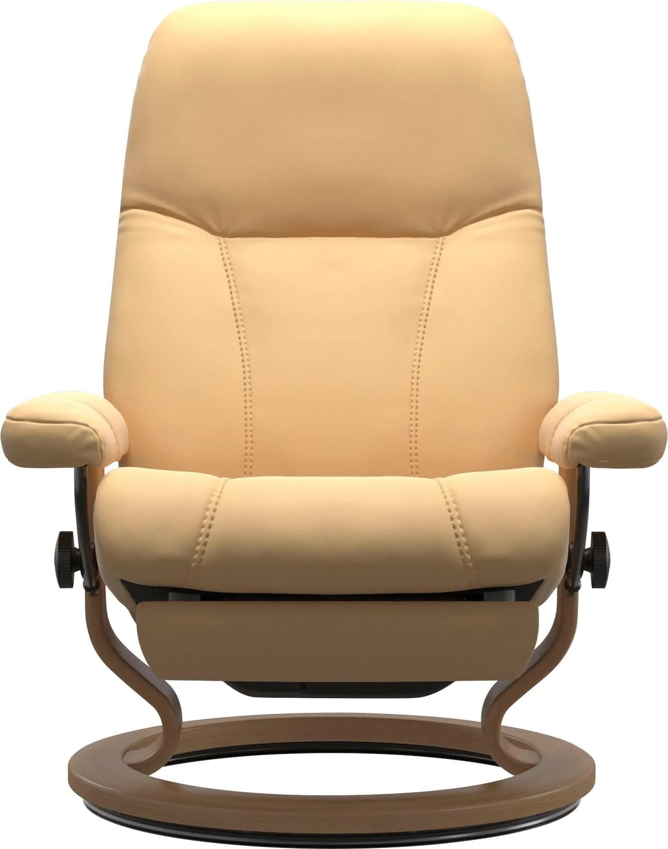 STRESSLESS Relaxsessel Consul Gelb Leder Elektrisch Verstellbar