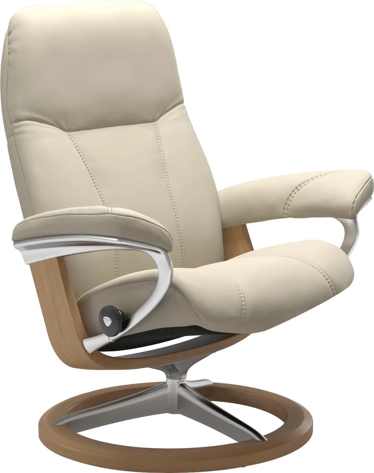 STRESSLESS Relaxsessel Consul Beige Leder BATICK mit Plus System