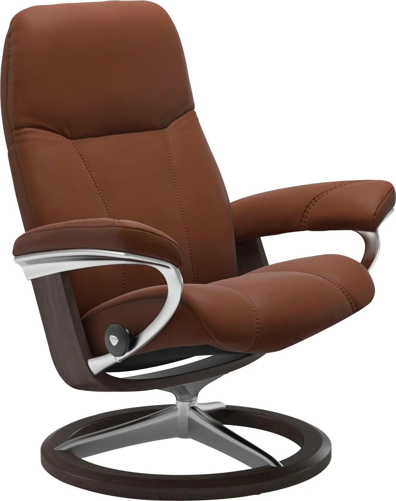 STRESSLESS Consul Relaxsessel braun Leder Signature Base