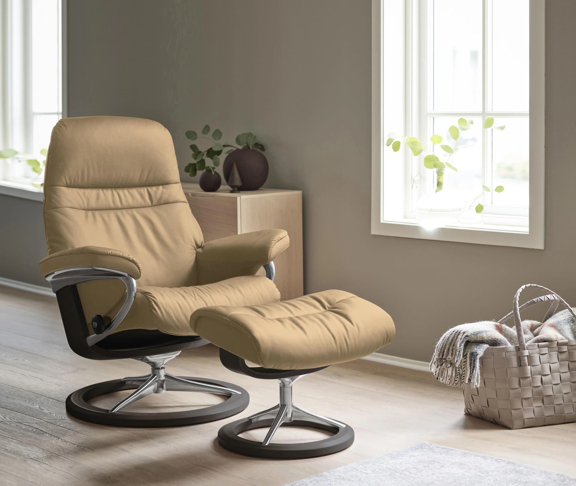 Relaxsessel STRESSLESS Sunrise Beige Leder