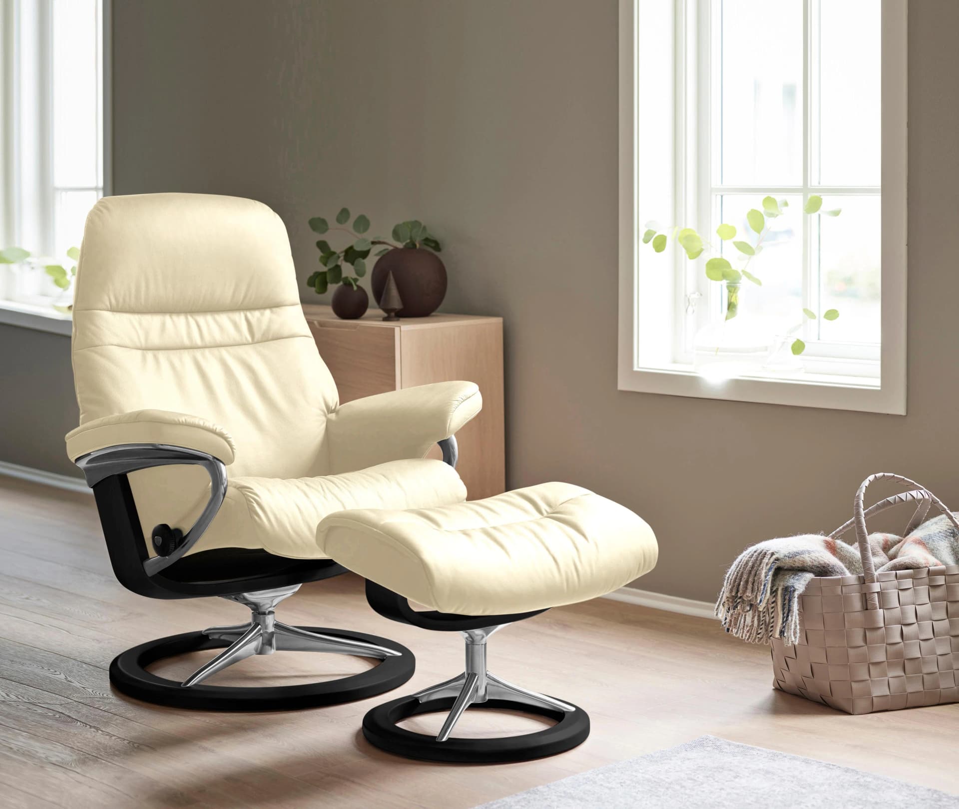 Relaxsessel STRESSLESS Sunrise Beige Leder