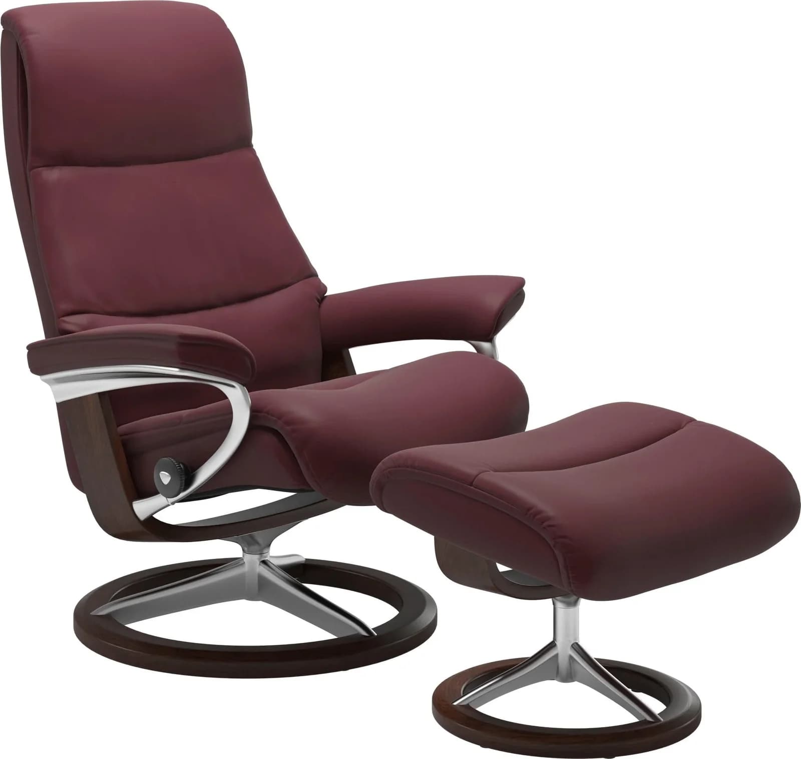 Relaxhocker aus Leder in verschiedenen Farben