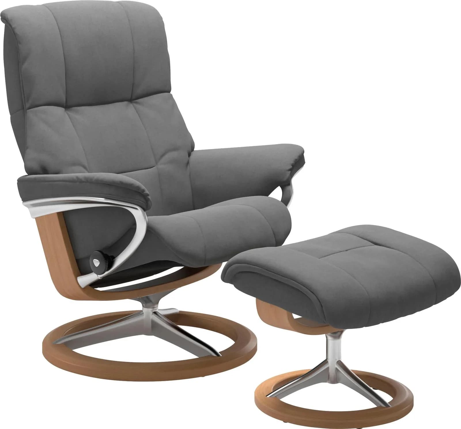STRESSLESS Mayfair Relaxsessel Dunkelgrau Microfaser