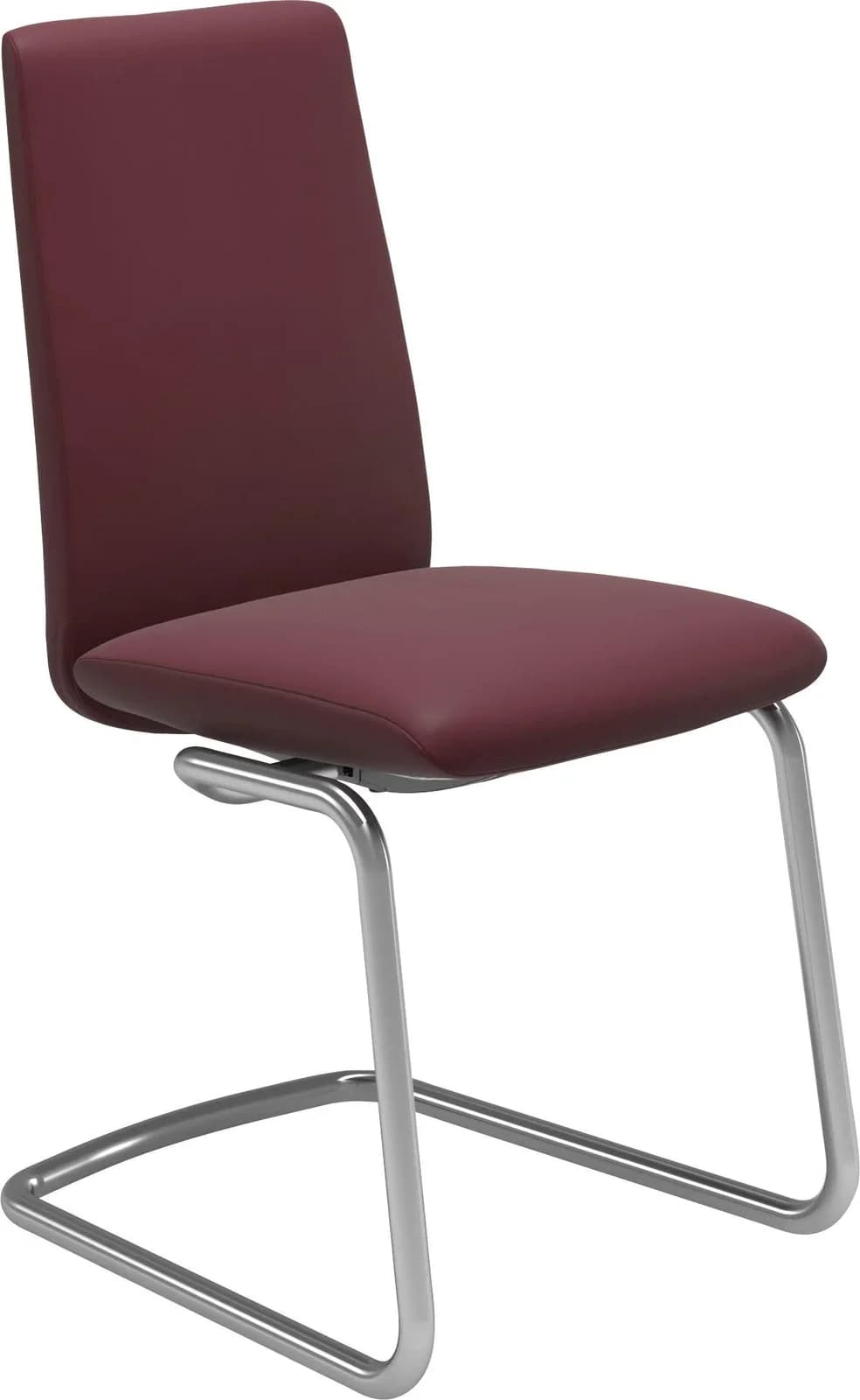 STRESSLESS Laurel Polsterstuhl Bordeaux Leder Chrom