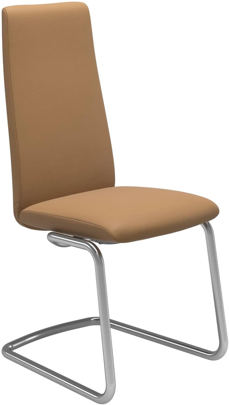 Stressless Laurel Polsterstuhl Taupe PALOMA Leder Chrom Matt