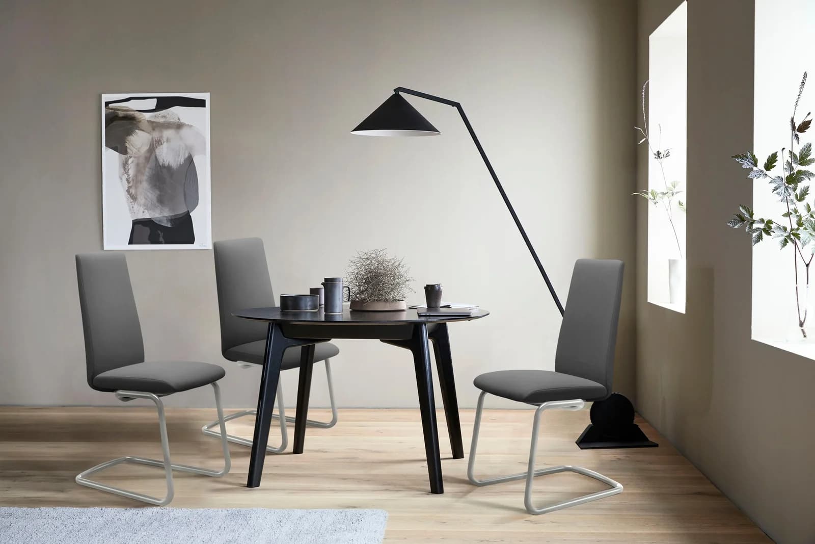 Stressless "Laurel" High Back Sessel Größe M Stahl Chrom