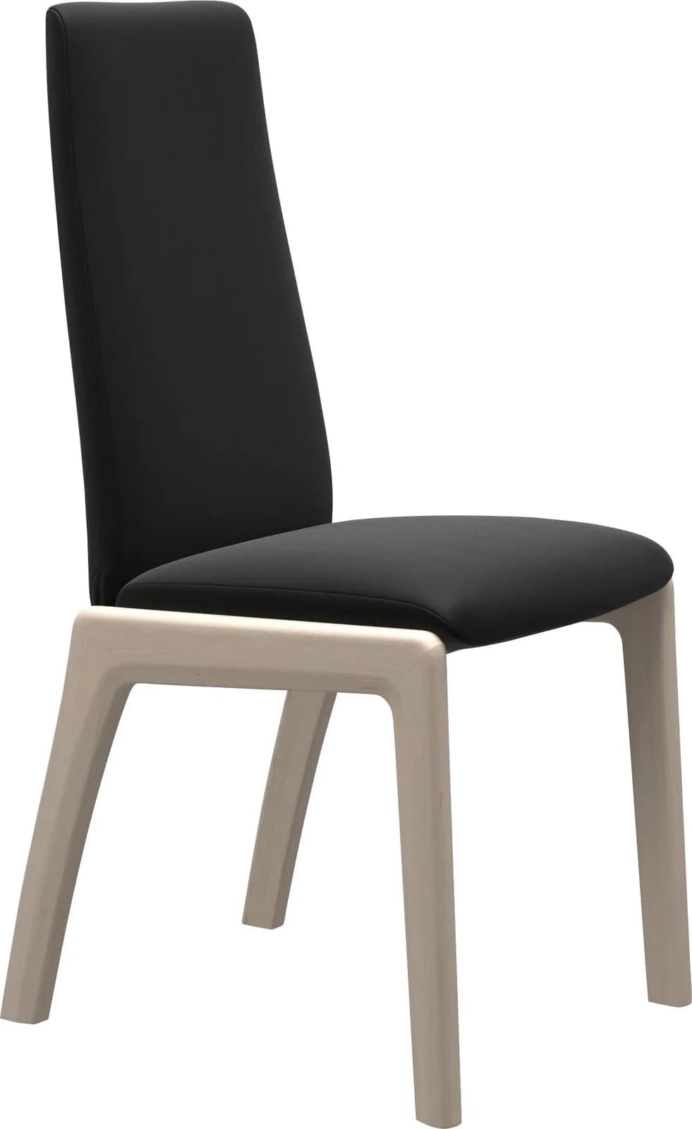 STRESSLESS Laurel Polsterstuhl Schwarz Eiche PALOMA Leder