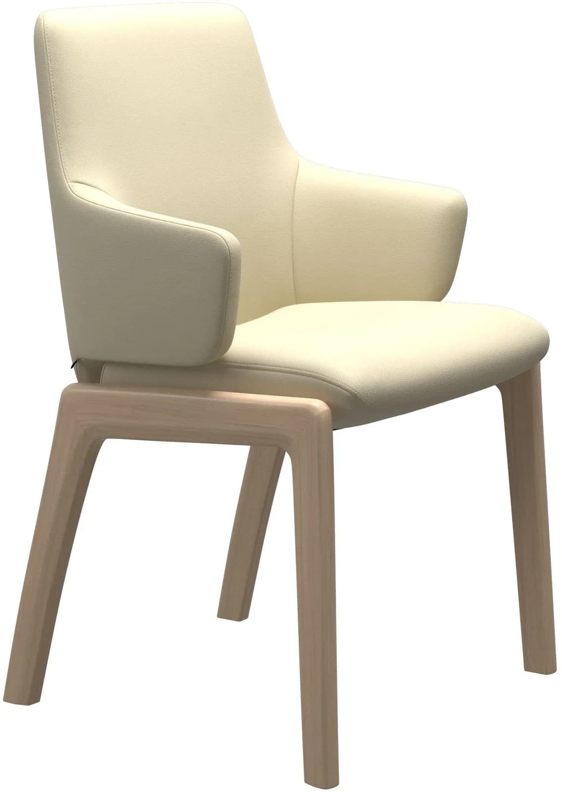 STRESSLESS Laurel Polsterstuhl Beige Leder Walnuss