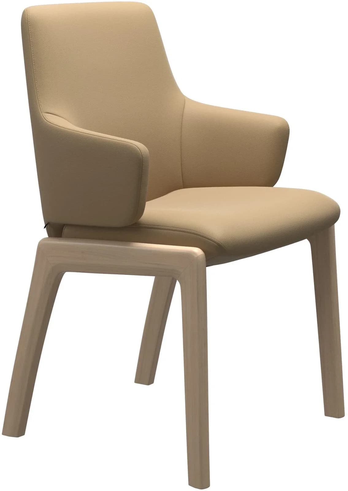STRESSLESS Laurel Polsterstuhl beige Leder PALOMA Walnuss