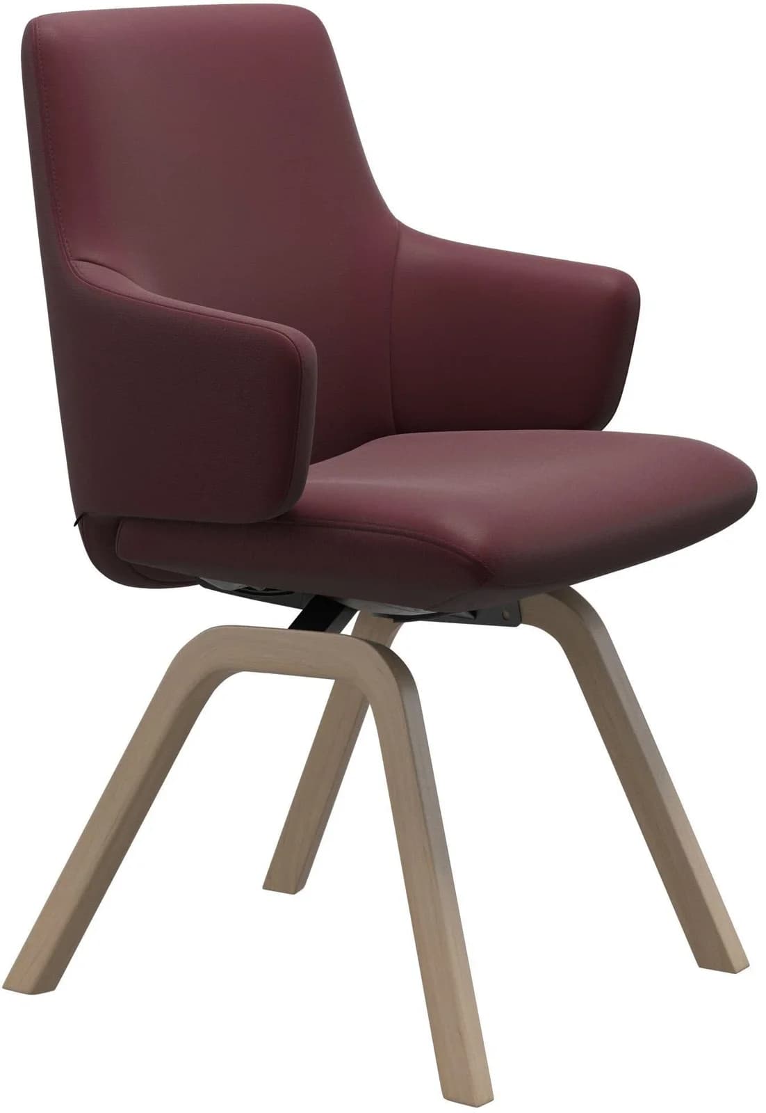 STRESSLESS Laurel Polsterstuhl Leder Bordeaux Walnuss
