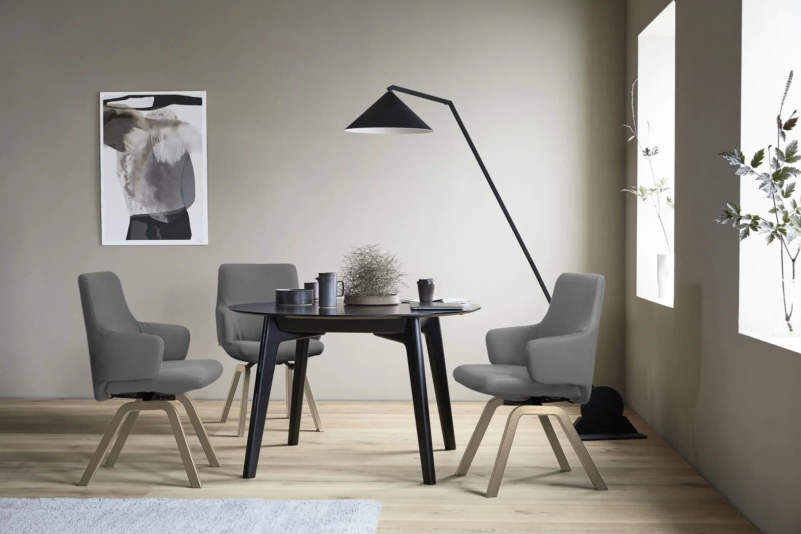 Stressless Laurel Low Back Stuhl Eiche Dunkle Microfaser