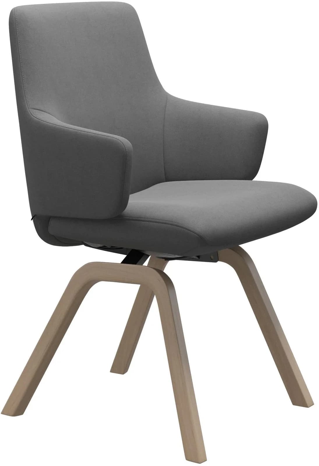 Polsterstuhl STRESSLESS Laurel Grau Microfaser DINAMICA