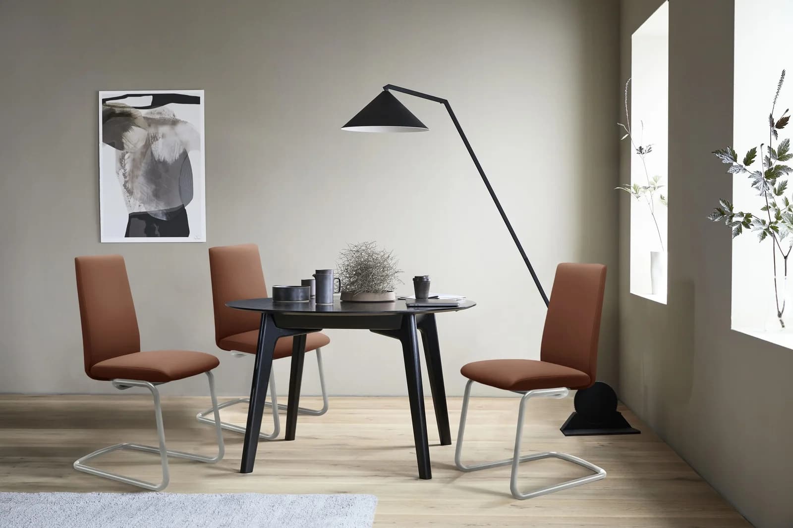 Polsterstuhl STRESSLESS Laurel braun Leder PALOMA