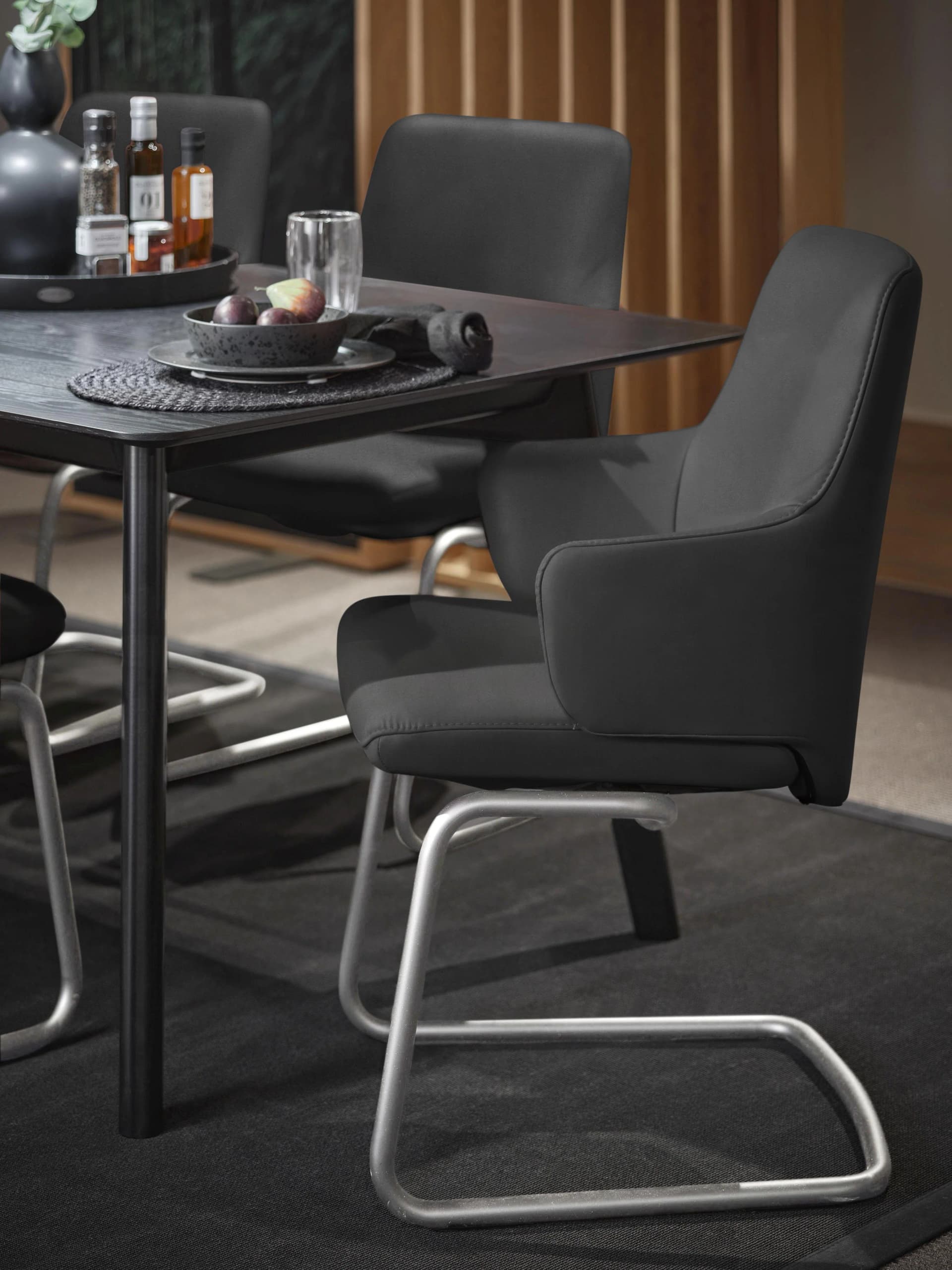 STRESSLESS Polsterstuhl Laurel Grau Microfaser DINAMICA
