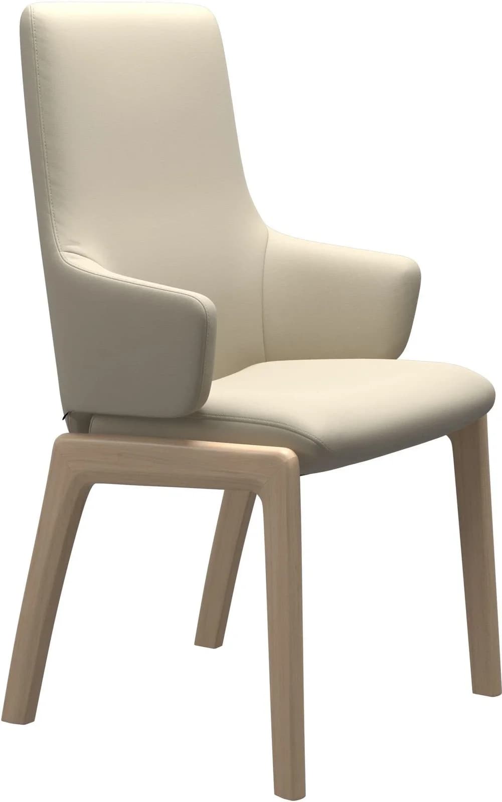 STRESSLESS Laurel Polsterstuhl Beige Eiche Leder