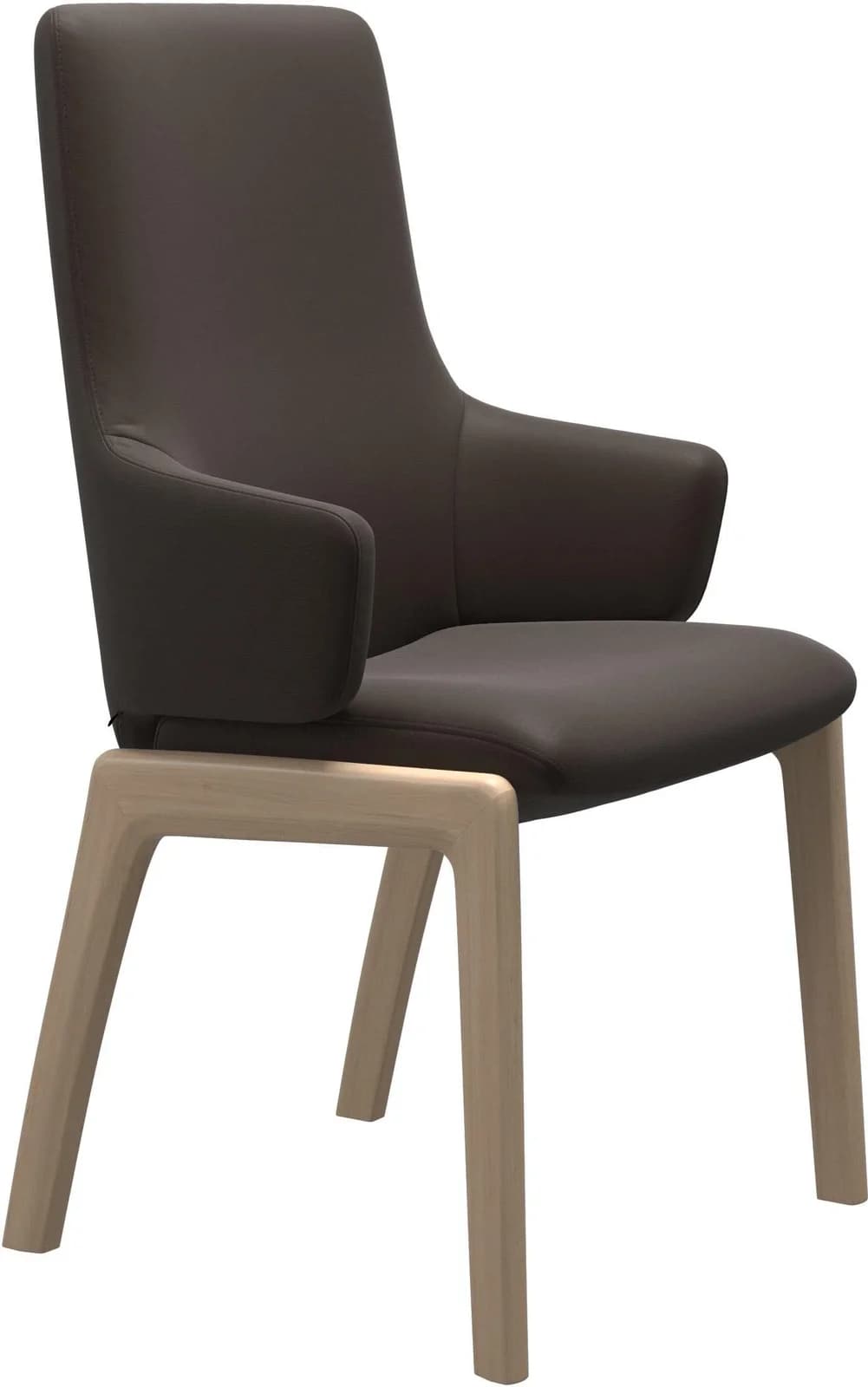 Polsterstuhl STRESSLESS Laurel Braun High Back mit Armlehnen